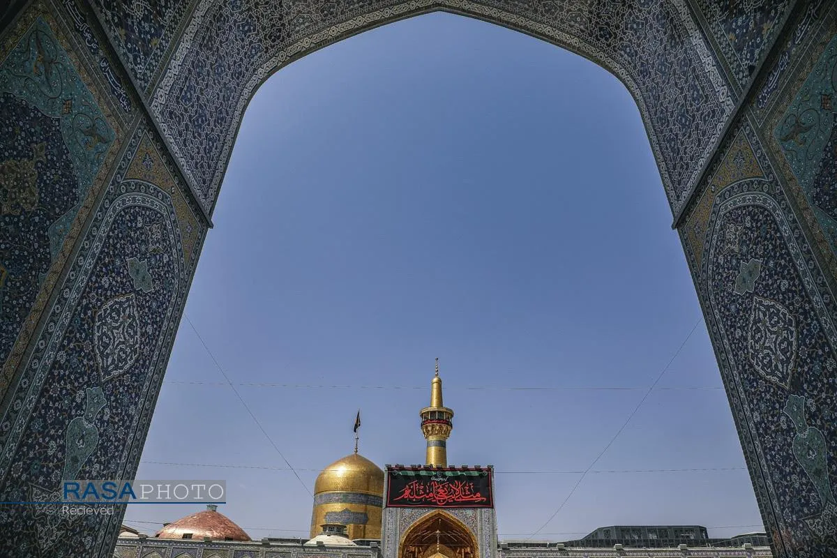 عزاداری روز تاسوعای حسینی در حرم مطهر رضوی