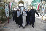 مراسم تشییع و خاکسپاری ابوالشهید حاج&zwnj;آقا عبدالله طائب