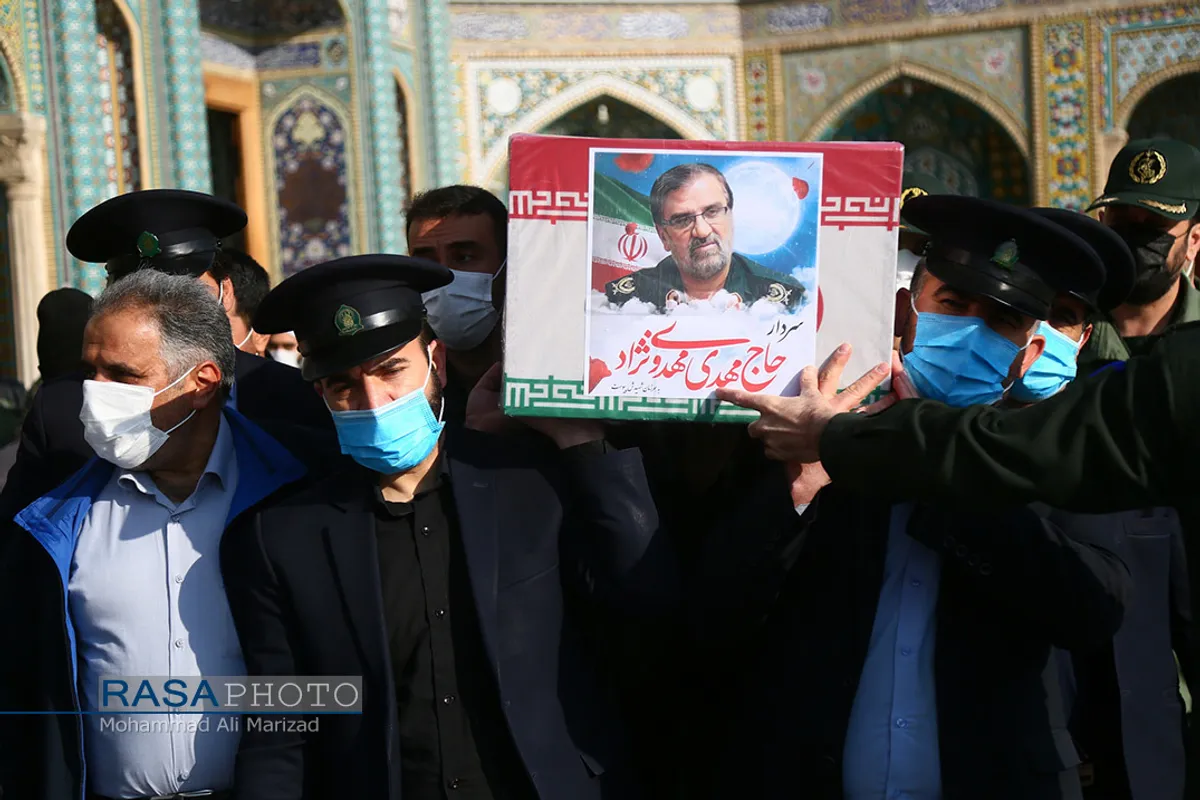 تشییع پیکر مطهر سردار مهدی مهدوی نژاد
