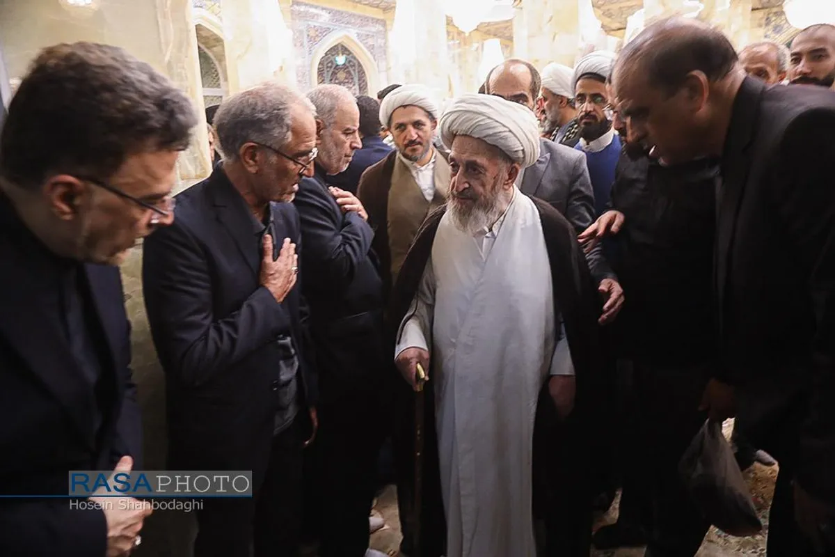 مراسم ختم آیت الله حاج شیخ عباس محفوظی