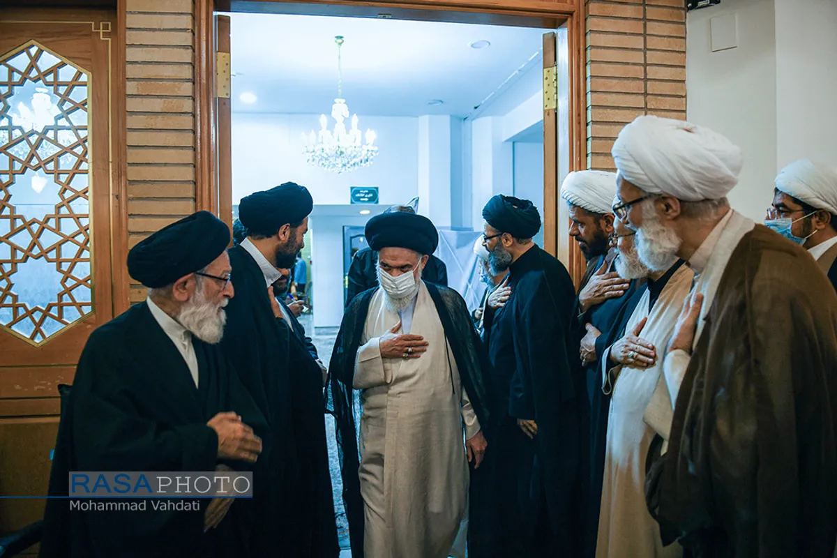 مراسم چهلمین روز ارتحال آیت الله علوی گرگانی