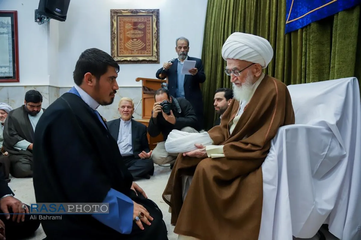 جشن روز نیمه شعبان و عمامه&zwnj;&zwnj;گذاری طلاب