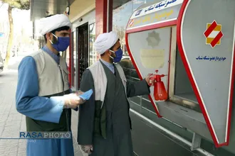 فعالیت&zwnj;های طلاب و روحانیان خراسان شمالی برای مقابله با کرونا&lrm;