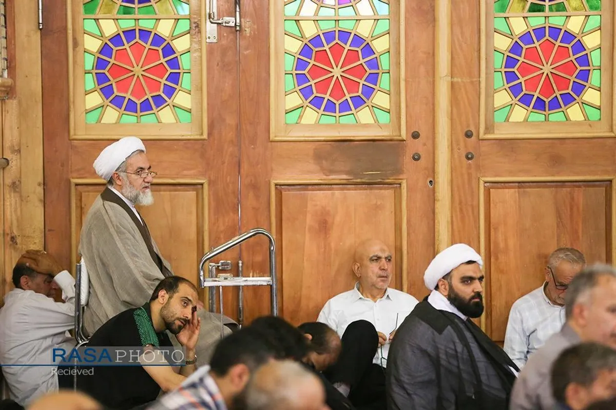 مراسم قرائت دعای عرفه امام حسین (ع) در مسجد جمکران