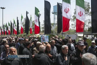 تشییع پیکر پاک سرلشکر شهید حاج محمدحسن محققی در تهران