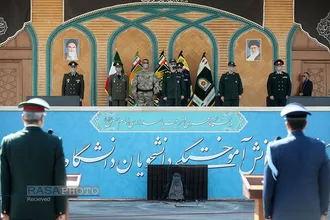 مراسم مشترک دانش&zwnj;آموختگی دانشجویان دانشگاه&zwnj;های افسری نیروهای مسلح