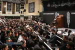 مراسم عزاداری حضرت اباعبدالله الحسین (علیه&zwnj;السلام) در شب تاسوعا با حضور رهبر انقلاب