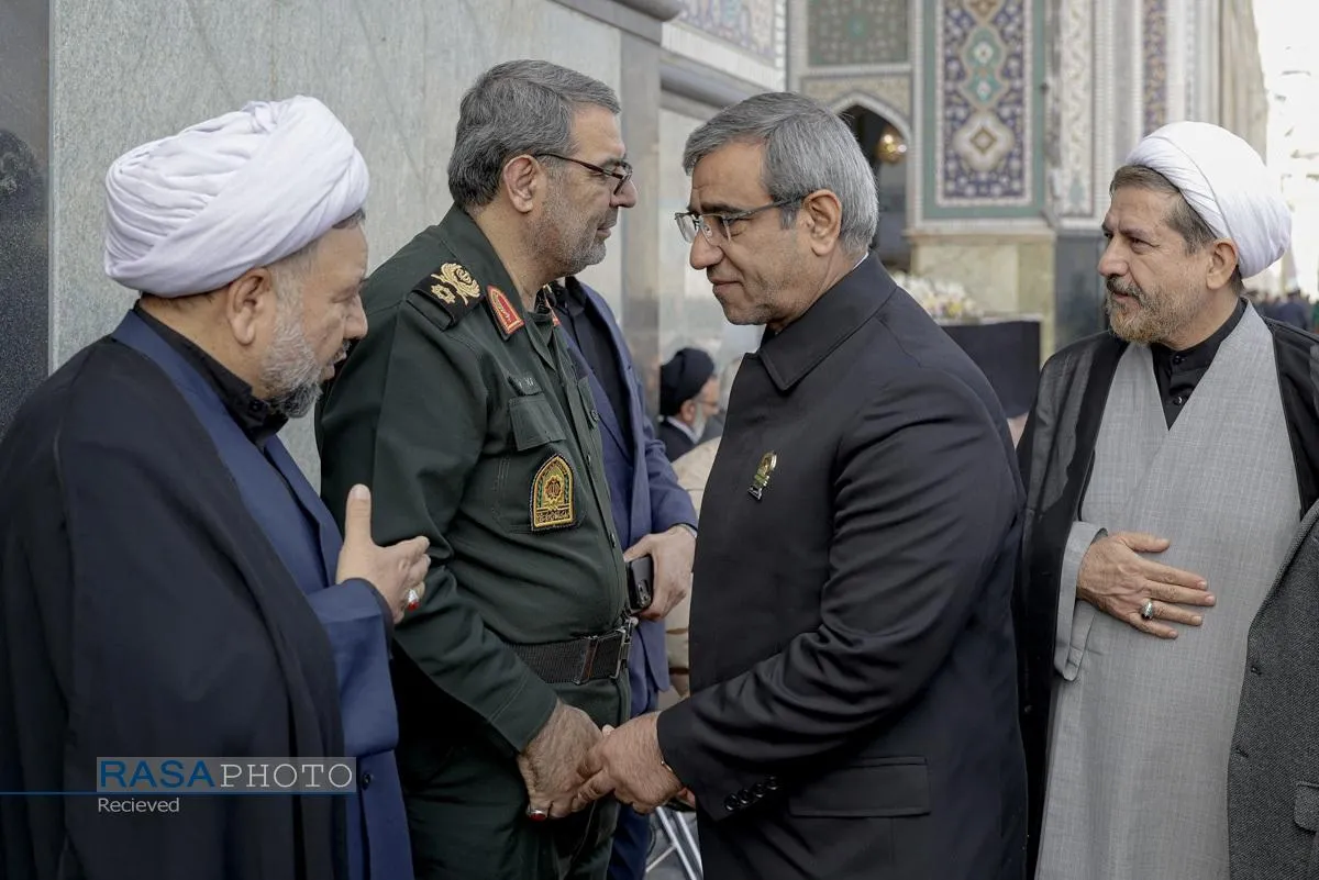 مجلس عزای شهادت رهبر معظم انقلاب (ره) در حرم مطهر رضوی