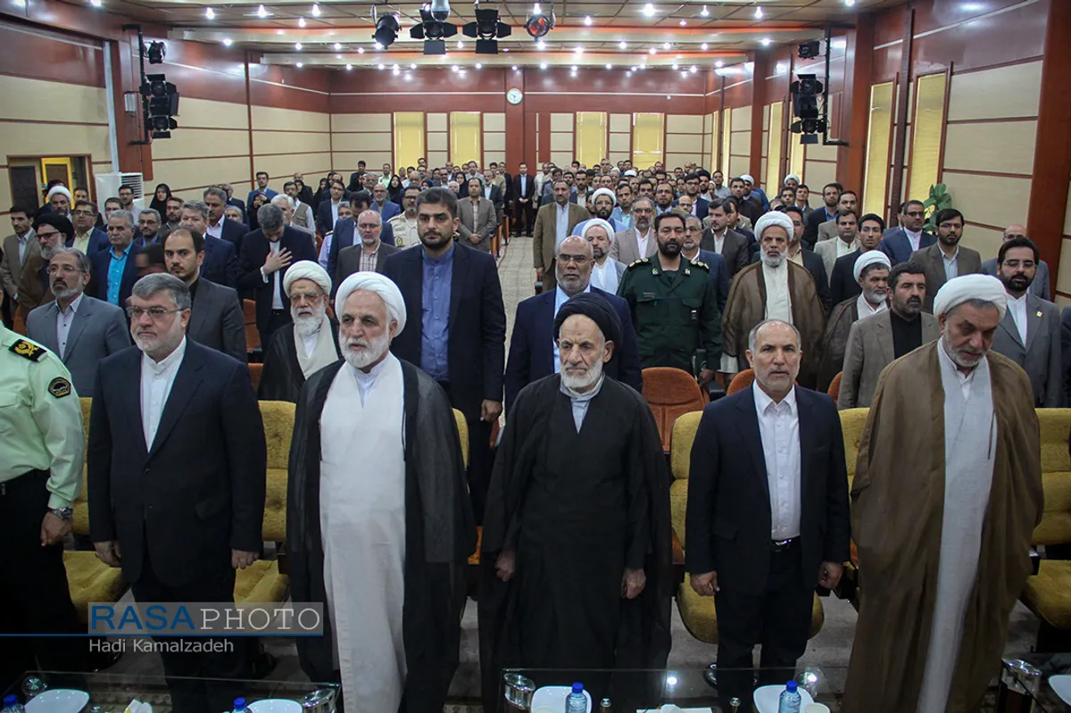 مراسم تودیع و معارفه رئیس کل دادگستری خراسان جنوبی&lrm;