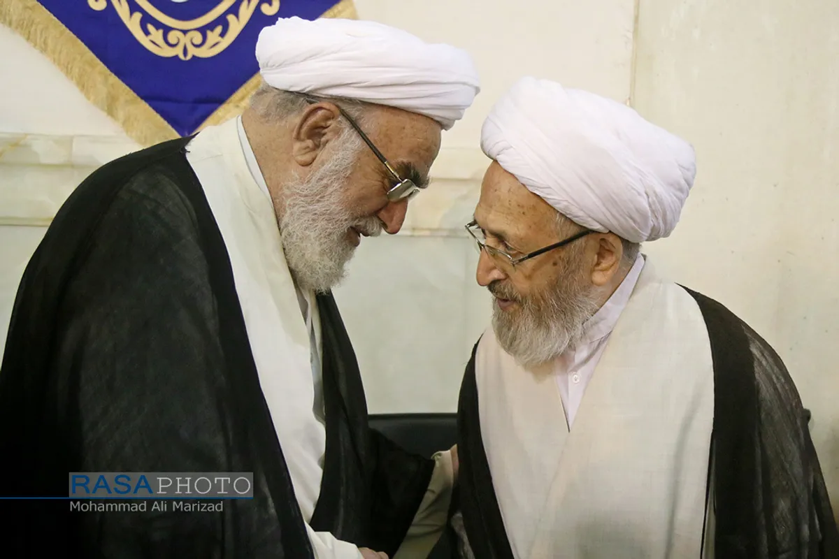 مراسم بزرگداشت آیت الله آصف محسنی در حرم حضرت معصومه (سلام الله علیها)