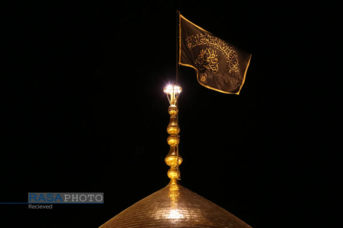 حال و هوای حرم حضرت معصومه (س) در شب شهادت امام موسی کاظم (ع)