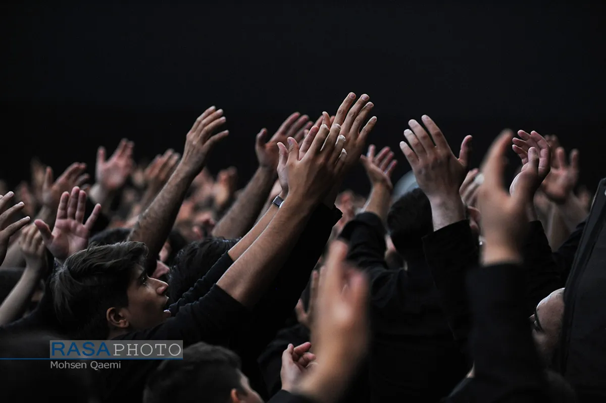 مراسم عزاداری هیئت کف العباس (ع) قم