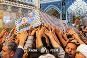 وداع باشکوه مردم قم با شهید نیلفروشان