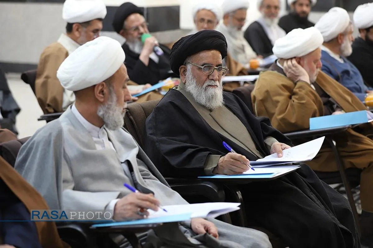 افتتاحییه کمیسیون&zwnj;های سیزدهمین اجلاسیه جامعه مدرسین حوزه علمیه با علما بلاد
