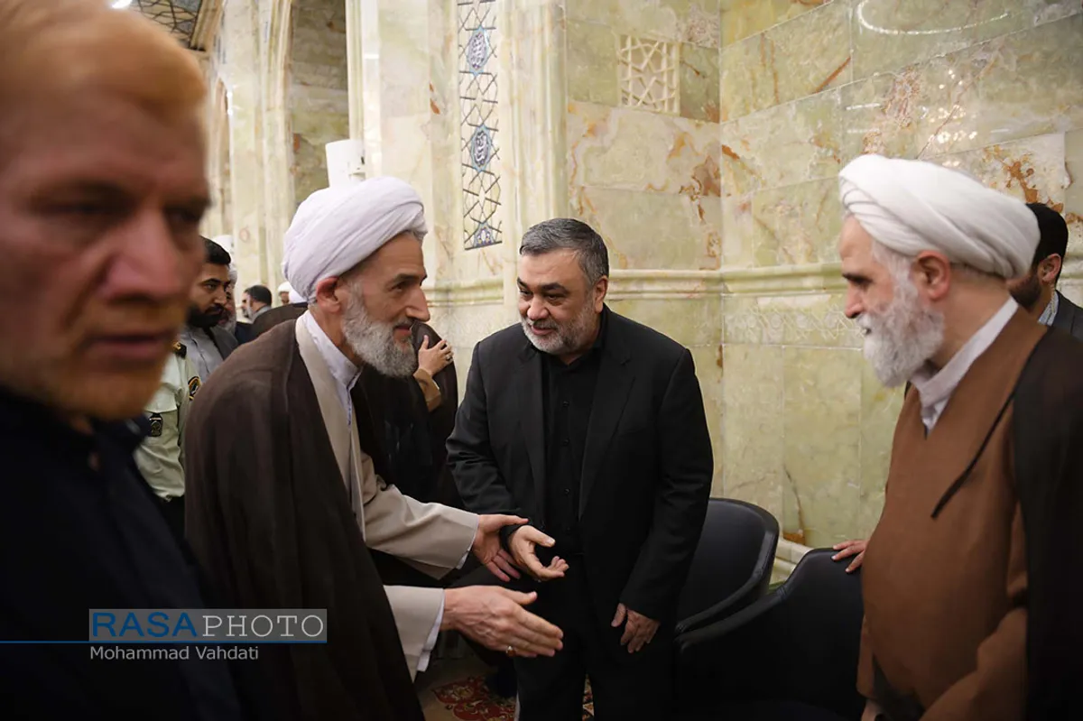 مراسم بزرگداشت شهید آیت الله سلیمانی در قم