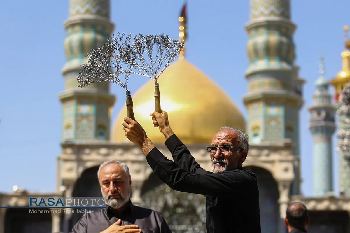 عزاداری روز شهادت حضرات پیامبر اعظم و امام حسن مجتبی (علیهما السلام) در قم