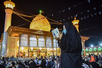 احیای شب نوزدهم ماه مبارک رمضان در حرم مطهر شاهچراغ (ع) شیراز&lrm;&lrm;