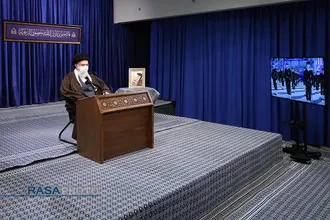 ارتباط تصویری فرمانده کل قوا با مراسم مشترک دانش&zwnj;آموختگی دانشگاه&zwnj;های افسری نیرو&zwnj;های مسلح