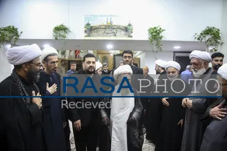 بزرگداشت رهبر شهید از سوی حضرت آیت&zwnj;الله سبحانی در حرم بانوی کرامت
