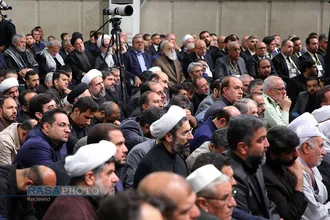 مراسم بزرگداشت رئیس&zwnj;جمهور شهید و همراهان گرامی ایشان با حضور رهبر انقلاب