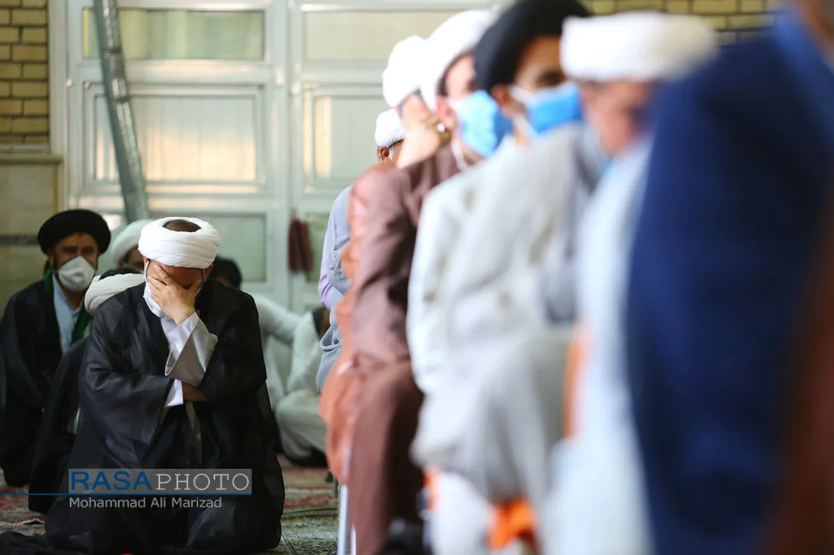 مراسم بزرگداشت شهداء افغانستان در مدرسه حجتیه قم