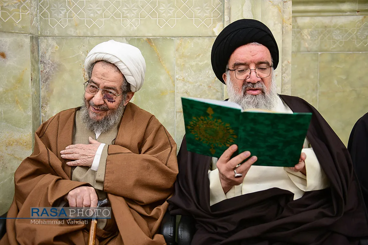 مراسم ختم همسر شهید آیت&zwnj;الله مطهری در قم