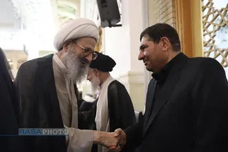 مراسم بزرگداشت شهدای خدمت در حرم حضرت معصومه (سلام&zwnj;الله&zwnj;علیها)