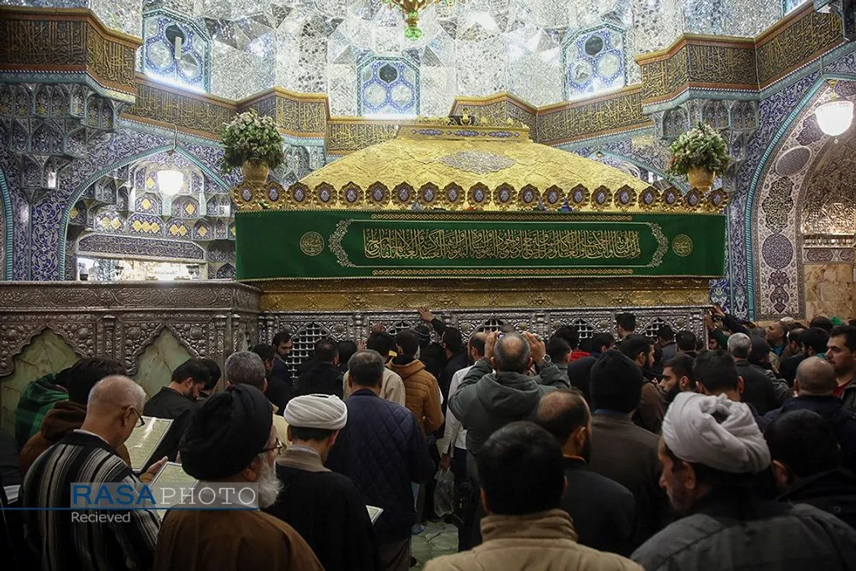 حال و هوای حرم کریمه اهلبیت (ع) در شب میلاد حضرت امام محمد باقر (علیه&zwnj;السلام)