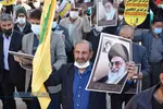 راهپیمایی نمازگزاران شیراز در حمایت از مردم مظلوم یمن&lrm;&lrm;