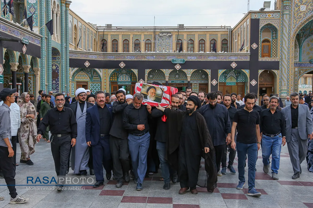 مراسم تشییع آیت الله دریاباری&lrm;&lrm;