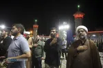اجتماع هیئات مذهبی قم با شعار &laquo;مسلم دیگر تنها نخواهد ماند&raquo; در حرم مطهر