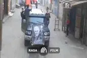 رژه با تصویر حاج قاسم در قلب غزه