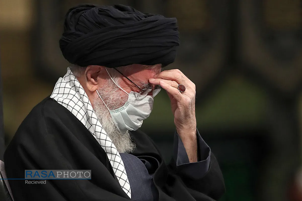 عزاداری شام شهادت حضرت زهرا (سلام&zwnj;الله&zwnj;علیها) با حضور رهبر معظم انقلاب