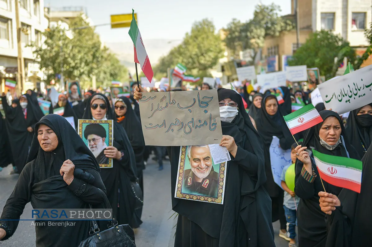 راهپیمایی "بانوان فاطمی" در شیراز