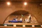 ضدعفونی معابر شهر قم توسط جوانان بسیجی و طلاب