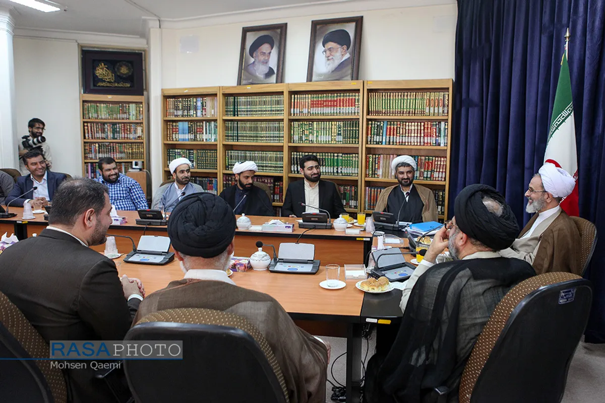 دیدار مدیرعامل و مسئولین خبرگزاری رسا با آیت الله اعرافی