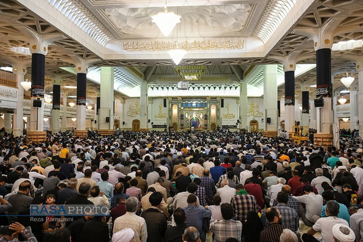 مراسم پرفیض دعای عرفه در حرم کریمه اهلبیت (سلام&zwnj;الله&zwnj;علیها)