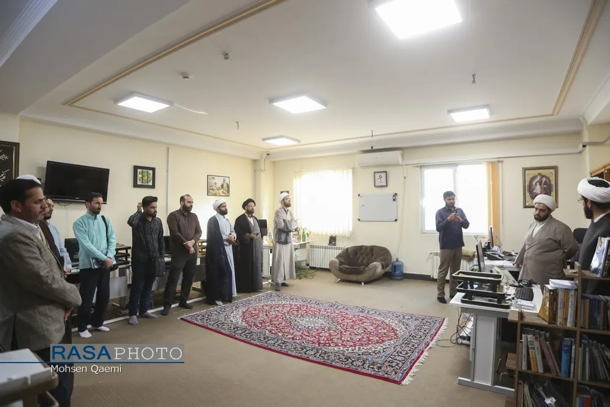 بازدید دانشجویان مدیریت رسانه دانشگاه باقرالعلوم (ع) از خبرگزاری رسا