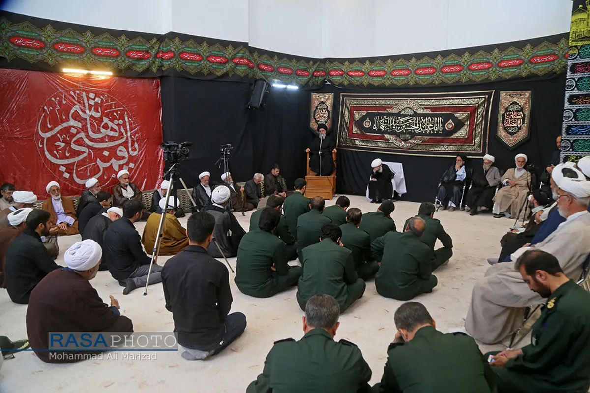 عزاداری روز چهارم محرم در بیت حضرت آیت الله نوری همدانی