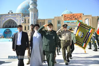 صبحگاه مشترک نیروی&zwnj;های مسلح در مسجد مقدس جمکران