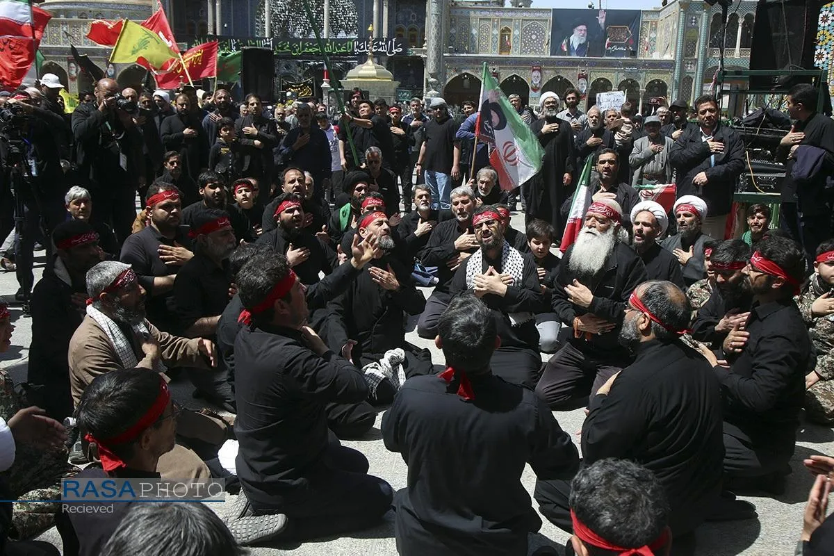 عزاداری هیئات مذهبی قم در روز شهادت حضرت امام صادق (ع)