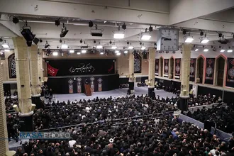 دومین شب مراسم عزاداری حضرت اباعبدالله الحسین (علیه&zwnj;السلام) با حضور رهبر انقلاب