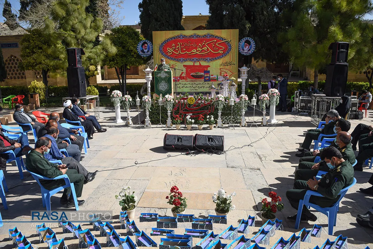 رزمایش کمک مومنانه سپاه در حافظیه شیراز