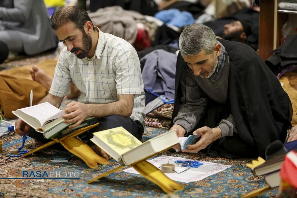 مراسم معنوی اعتکاف ۱۴۰۴ در مسجد مقدس جمکران