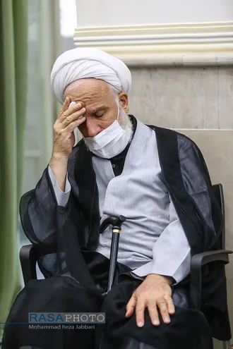 قم | عزاداری روز شهادت حضرت امام جعفر صادق (ع) در دفتر رهبر انقلاب