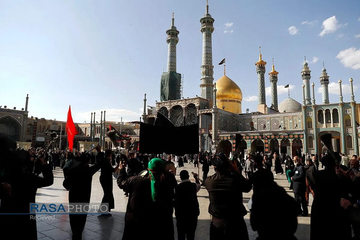 حرم کریمه اهلبیت (س) در روز شهادت حضرت زهرا (سلام&zwnj;الله&zwnj;علیها)