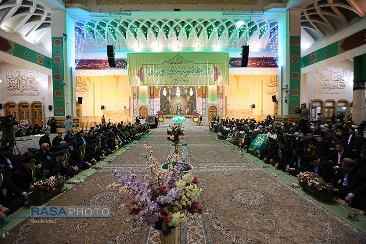 آیین آغاز جشن&zwnj;های دهه کرامت در حرم حضرت معصومه (سلام الله علیها)