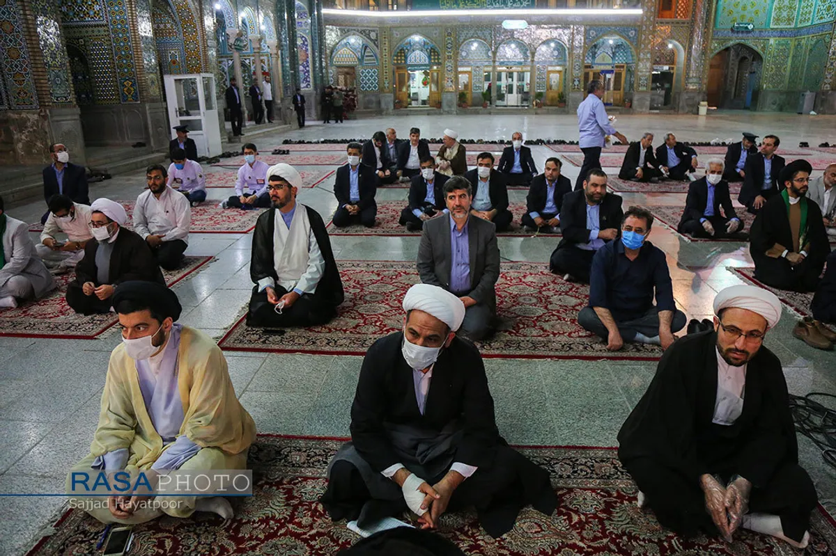 آیین خطبه خوانی در حرم کریمه اهلبیت (علیهم السلام)