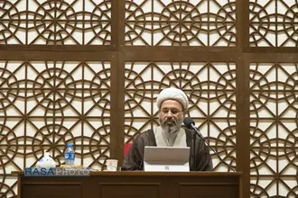 نشست مهارت افزایی شیوه&zwnj;های مدیریت در مدارس علمیه با حضور حجت الاسلام عالم زاده نوری معاون تهذیب حوزه علمیه