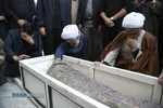 مراسم تشییع و خاکسپاری ابوالشهید حاج&zwnj;آقا عبدالله طائب